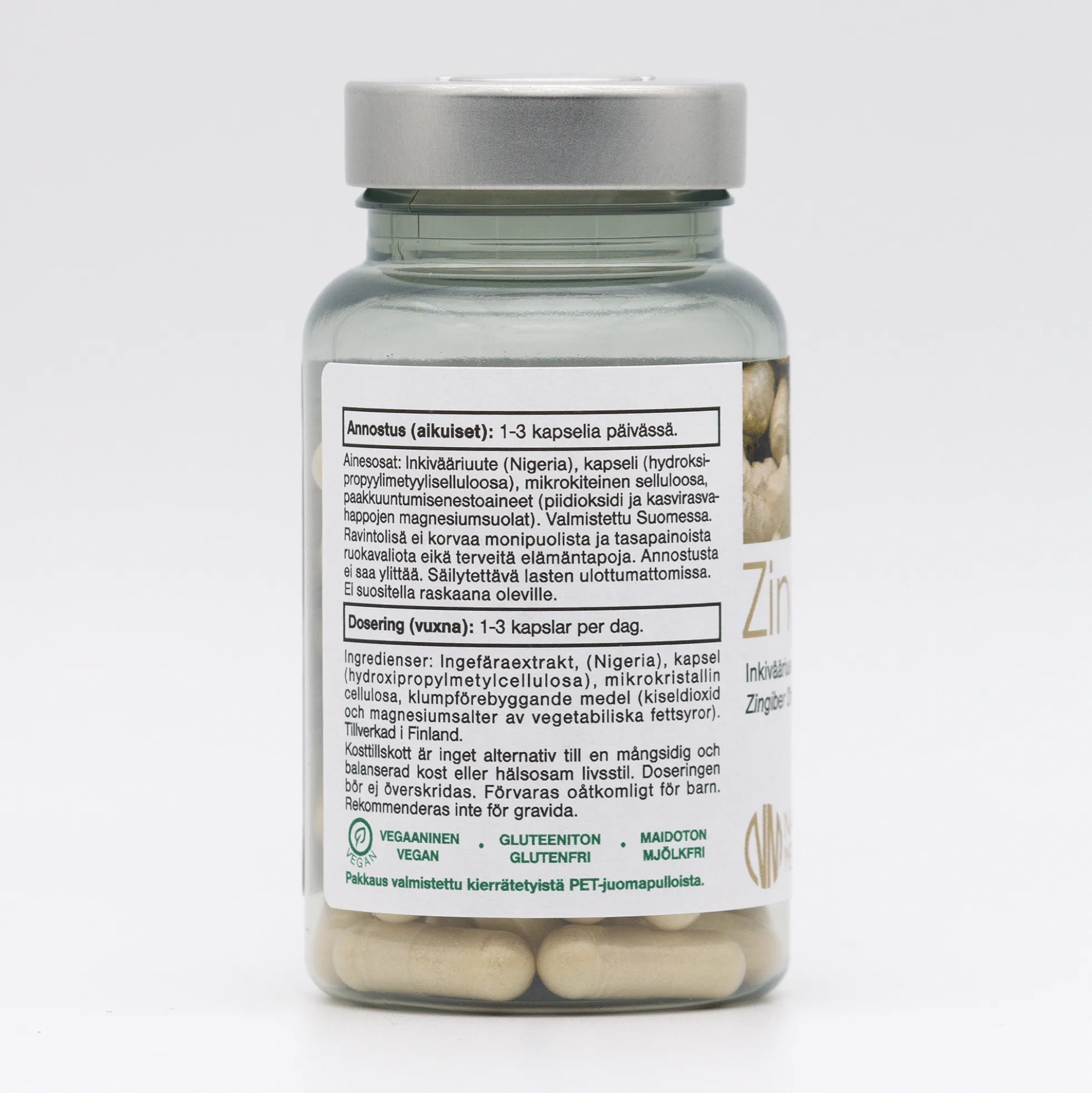 Zingiber (Inkivääri) 60 kaps
